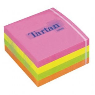 POST IT TARTAN CUBO NEON 450FF