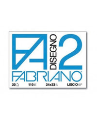 ALBUM DA DISEGNO FABRIANO F2 33X48 GR.110