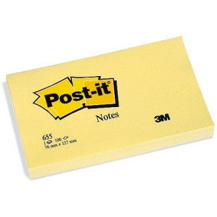 POST IT 3M 655 76X127 GIALLO