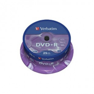 DVD+R 4,7GB 120 SERIGRAFATI - CAMPANA 25 PZ. (SIAE ESCLUSA)