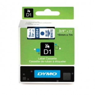 NASTRI PER ETICHETTATRICE DYMO 458040/S0720840 DYMO 2000/5500 BLU SU BIANCO