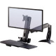 POSTAZIONE DI LAVORO SIT STAND EASY GLIDE PER MONITOR SINGOLO FELLOWES 8204601