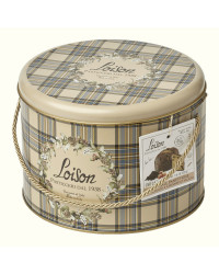 PANETTONE IN LATTA NERO SALE LOISON GR. 750